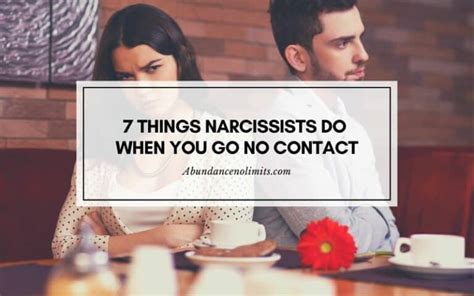 what narcissists do when you go no contact.